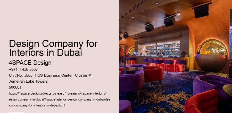 Design Company for Interiors in Dubai